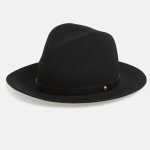 RAG & BONE  Floppy Brim Felted Wool Fedora sz L